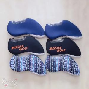 【 Golf 】 Factory Customized Golf club head cover Golf hat Iron Golf Club Sleeve 10 Suit