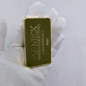 【discount store】3 Designs 10 oz APMEX Gold Plated Copper Bar Non-Magnetic 1oz Gold Bullion Bar With Independent Serial Number Collection Gifts