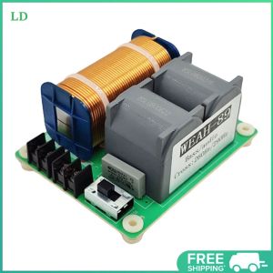 COD [Free Shipping] High-Power Subwoofer Crossover for AV Receivers with Adjustable Frequency Divider for Home Theater Systems
