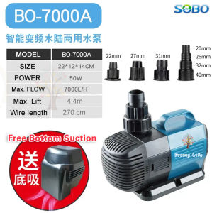 (6 MONTHS WARRANTY) SOBO Aquarium ECO saving water pump akuarium pam sobo BO-2000A BO-9000A