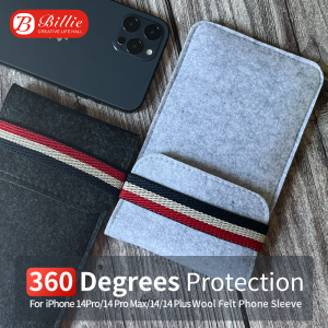 for iPhone 15 Casefor Apple iphone 15 14 Pro Max 6.7inch Ultra-thin Handmade Wool Felt phone Sleeve Cover For iphone 14 15 Plus Accessories
