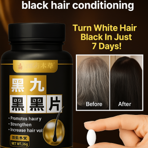 Black Ginseng Nine Black Tablets Say Goodbye To Gray Hair Nourishing Tablets Black Nourishing Hair Roots Anti Hair Loss Care根源黑发乌参九黑片