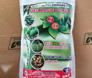 SIÊU MEGIE BO KẼM Biến vàng thành xanh Dày lá phân bón gói 1kg qua 400 lít