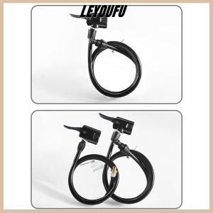 LEYOUFU 70 80 120CM Bike Air Pump Extension Tube Pump Bicycle Hose Air Pump Connector Bike Air Pump Tire Inflator Nozzles Accessories