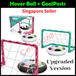 【SG Seller】❤️️LED Hover Ball Goal Posts Hoverball ❤️️Children Toys Fun Toy Soccer Football Kids Indoor Outdoor Game Set