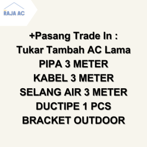 AC Gree 1.5 PK 12N1A STANDARD FREE PASANG + AKSESORIS