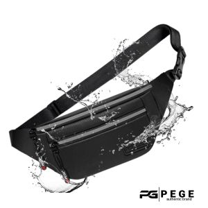 Tas Selempang WaistBag Pria Casual PEGE Bumsoo Waistbag Waterproof AntiAir Bisa Untuk Pinggang - PG 9014