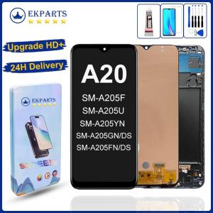 LCD For Samsung Galaxy A20 SM-A205F A205G A205W Display Touch Screen Digitizer Assembly Replacement With Free Tools+Glue