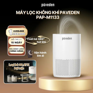 Máy Lọc Không Khí Paveden PAP-M1133 - Hiệu Suất Cao Lọc Sạch 9997% Bụi Mịn
