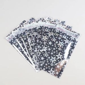 XIJIBAN 100pcs Self-Adhesive Metallized Bags Resealable Tape Aluminum Film Self-Adhesive Pouches Durable Metallized Coating Aluminum Foil Bags For Business Packaging