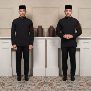 PLUS SIZE BAJU MELAYU  KAIN MEMERI | PREMIUM CREPE BY GALERI TIJAAN