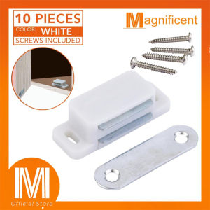ABS Magnetic Cupboard Cabinet Drawer Door Catch Latch Lock (10 pcs)