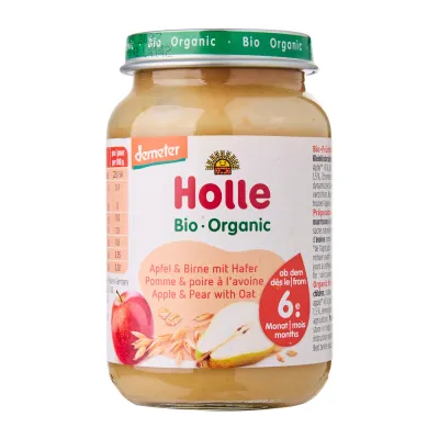 Holle Apple & Pear with Oat 190g