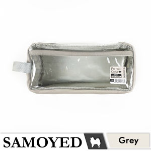 Tempat / Kotak Pensil / Alat Tulis / Kosmetik / Dompet PVC Transparan / Transparent Stationery / Pencil / Pen / Cosmetic / Travel Case / Box / Pouch Samoyed PCCS-P76