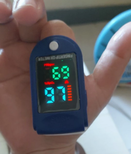 Pengukur Kadar Oksigen Oxymeter Digital Jari Oximeter Pulse Oksimeter Ukur Detak Jantung Saturasi Oksigen SP02