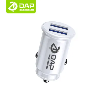 DAP D-CC1N Car Charger PD 18 watt 2.4A Dual Port USB Fast Charging - Garansi 1 Tahun