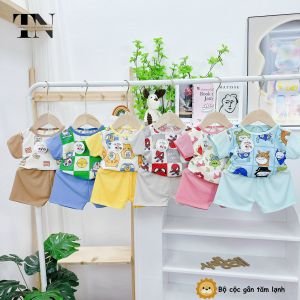 COMBO 3 BỘ CỘC TAY MINKY MON CHẤT TĂM LẠNH MỀM MỊN TỪ 4 TỚI 18KG CHO BÉ TRAI BÉ GÁI MÙA HÈ 2024