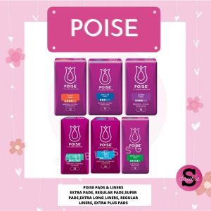 Poise Adult Care Pads / Liners Moderate / Heavy Bladder Leakage Protection / Adult Care Assorted