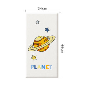 【20x50CM】New Thickene Foam Wall Stickers 3D Three-dimensional Background Wall self-adhesive Stickers Baby waterproof Headboard Anti-collision Soft Bag Childrens Room Bedroom Tatami Wall mat DIY Home decoration