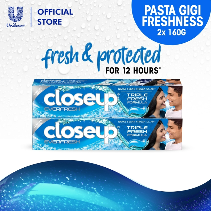 CLOSE UP PASTA GIGI ICY WHITE 160G Twinpack