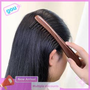 gou Tự Nhiên Lược Kinh Tuyến Massage Chống-Tĩnh Không Có Snags Rộng Răng Lược Cho Phụ Nữ Cô Gái Thẳng Tóc Xoăn