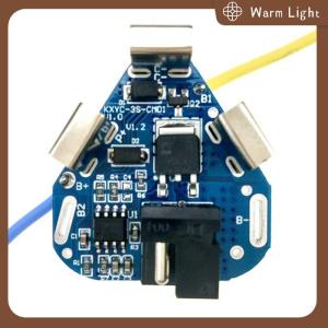Warm Light 3S 12.6V 40A BMS Lithium Battery Protection Board 18650 Power Bank Equalizer Board for Electric Drill