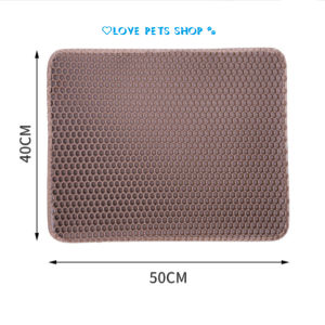 Thảm lót khay vệ sinh cho Mèo chống văng cát 2 lớp bằng chất liệu nhựa EVA dày (mẫu mới)- Love Pets Shop