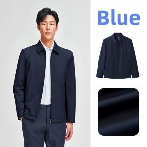 Bomber Jacket for Men Polo Neck Windbreaker Jacket With Collar For Men Coat Jacket for Men