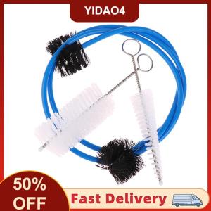 【YIDAO4】 1 bộ dụng cụ bảo dưỡng Kèn Trumpet bàn chải con rắn bàn chải ống ngậm làm sạch Cornet