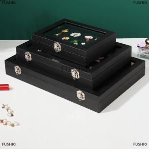 [COD] FUSHI0 Pin Medal Display Case Badge Storage Box Transparent Dustproof Pin Display Box For Medal Jewelry Collection Display Frame