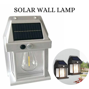 Solar Outdoor Wall Light Body Sensing Three-mode Tungsten Wall Light Garden Villa Courtyard Night Lamp