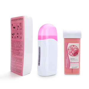 DECINIEE Professional Single Handheld Depilatory Wax Hair Removal Machine with Wax Papar Wax Cartridge Hair Removal Set Wax Kit