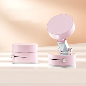 360° ที่วางโทรศัพท์แบบถ้วยดูดแม่เหล็กสูญญากาศแบบปรับได้ ที่วางโทรศัพท์ในรถยนต์แบบแม่เหล็ก Vacuum Phone Holder