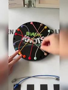 Rope Knots Challenge Chess Board Game for Kids Parent Child Interactive Table Games Toys Puzzle Toy Board Games