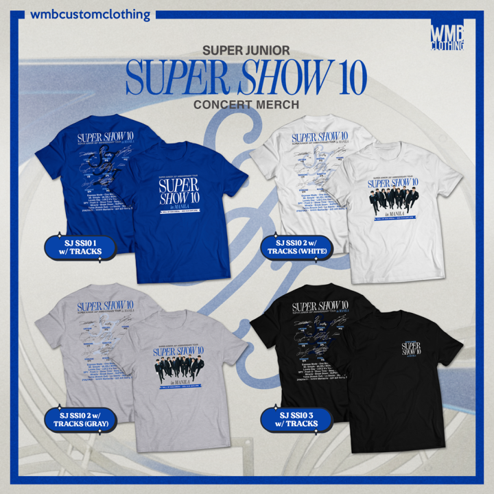 Super Junior Super Show 10 Concert Tshirt by WMB Clothing | Lazada PH