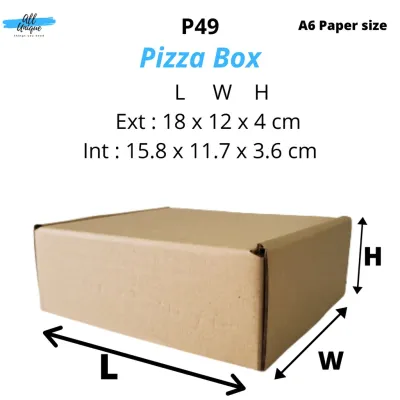 Pizza Box-#4-Carton Box-courier box-kotak hantaran