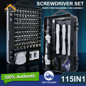 Precision Screwdriver Set 115 in 1 Electronics Magnetic Repair Tool Kit with Case for Repair Computer iPhone PC Cellphone Laptop Nintendo PS4 Game Console Watch Glasses etc