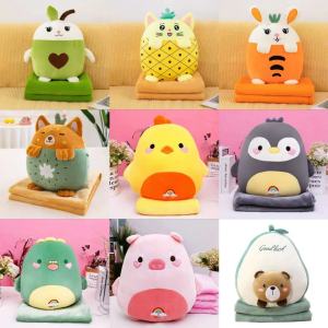 พร้อมส่งไทย หมอนผ้าห่ม หมอนซุกมือ ผ้าห่มหมอน เซทคู่ ลายน่ารัก Crybaby มีลายให้เลือก หมอน ผ้าห่ม