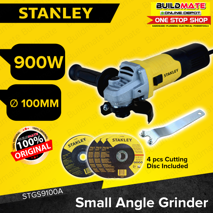 STANLEY Angle Grinder 900W 100mm STGS9100 BUILDMATE SPT Lazada PH