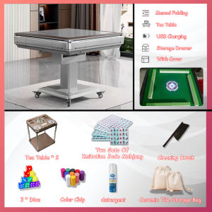 Mahjong Table Elevator/Roller Coaster Foldable Automatic Mahjong Table Ultra Slim