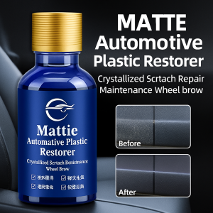 Easy To Use Car Plastic Restore Agent Plastic Refurbishment Excellent Car Plastics Restorer With Sponge Boimy汽车翻新剂