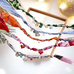 LYM Summer Hot Scarf Necklace Colorful Stainless Steel Pendant Necklace Fish Seahorse Love Pendant Jewelry