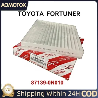 2pcs Toyota Aircon Cabin Filter (87139-0N010) Vios Innova Fortuner Altis Camry Yaris Rav-4 Hi-lux