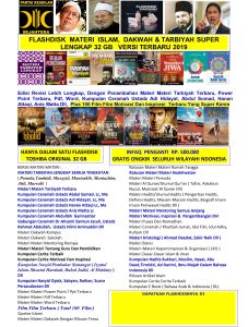 FLASHDISK MATERI MATERI ISLAM DAKWAH DAN TARBIYAH | BISA COD