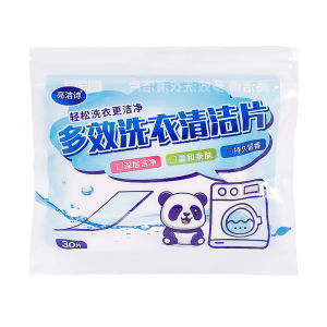 Laundry Bubble Paper Anti-cross-color and Color-absorbing Laundry Tablets Strong Decontamination and Fragrance Cleaning Laundry Tablets