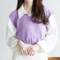 Vest Rompi Rajut Wanita Outer Knit Premium dan Murah V Neck - KANI VEST KNIT. 