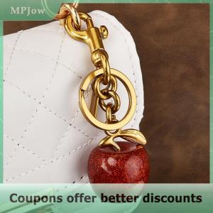【MPJow】 New Fashion Apple Keychain Pendants Exquisite Car Keychain Bags Pendant Ornaments Womens Handbag Accessories