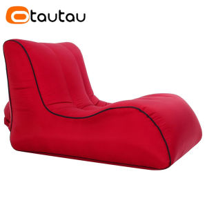 Otatau inflatable lounger chaise lounge recliner sofa bed portable camping beach pool floats couch outdoor furniture sf104