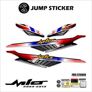 Stiker Striping Mio 2003 - 2013 OLD - Sporty - Garnis - Smile grafis variasi 005