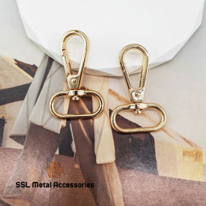 (5 cái) Khoen móc dây đeo túi xách balo thời trang phụ kiện túi xách bằng kim loại Alloy dogclips TY-LX310 32*26*50mm